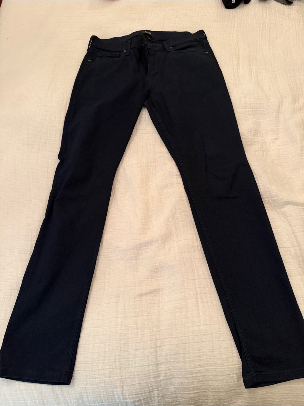 Men's Dark Navy Straight-Leg Jeans - Lennox - 33x34